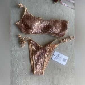 Island Coco sequinned bikini
